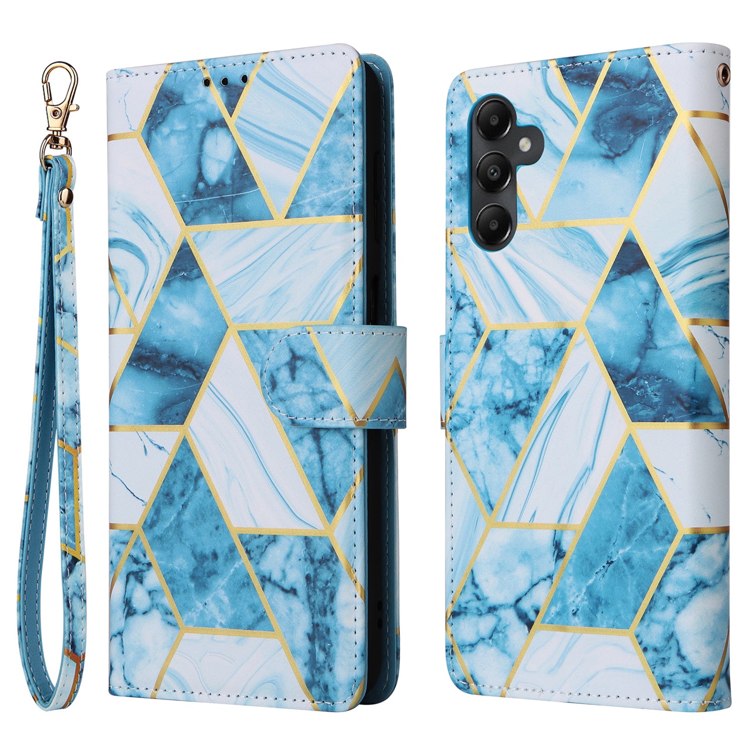 For Samsung Galaxy A05s 4G Case Lacquered Leather Phone Shell Marble Pattern Design For Samsung Galaxy A05s 4G Case Lacquered Leather Phone Shell Marble Pattern Design